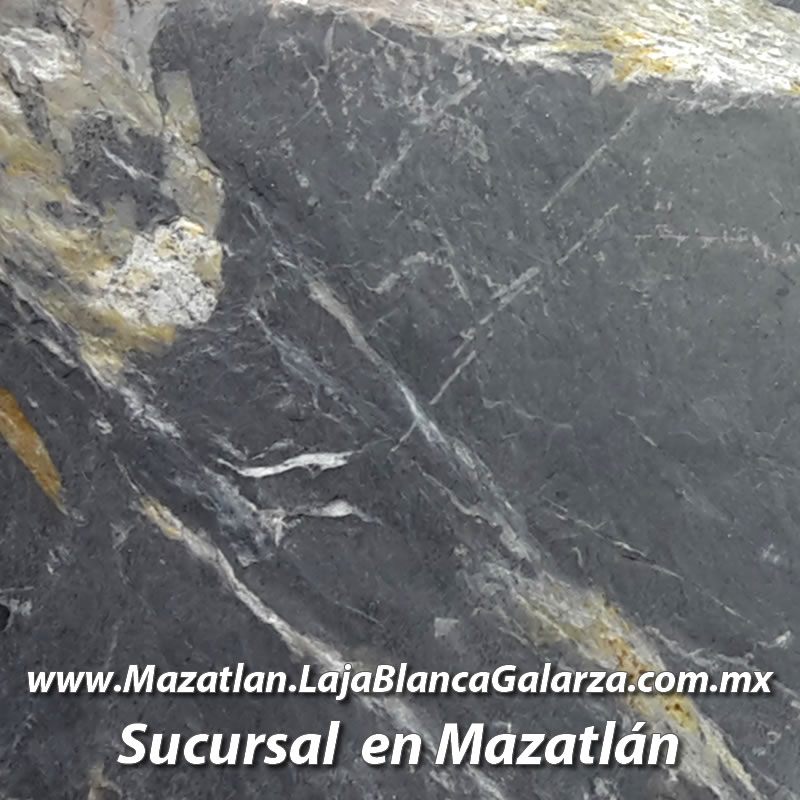 Loseta de Piedra Laja Negra Mixteca en Mazatlán